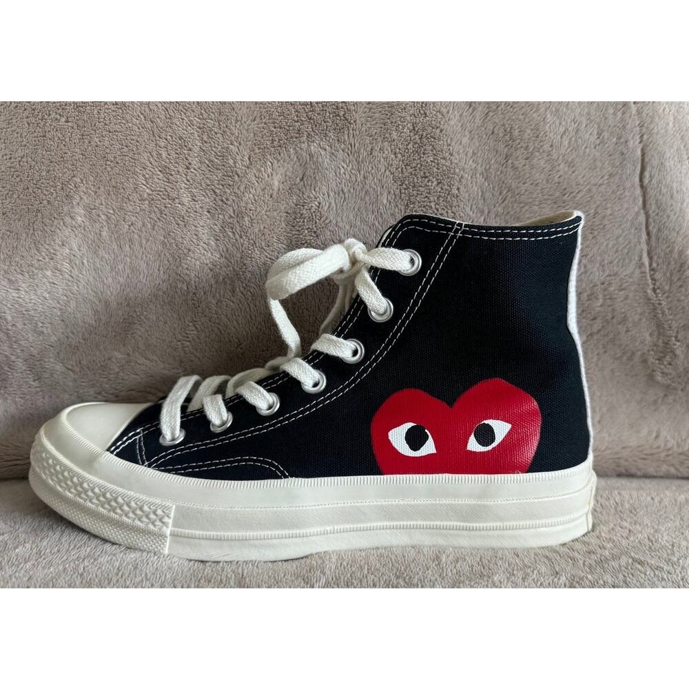 Converse x COMME des GARÇONS PLAY Chuck 70 High Black Heart Unisex-W7/M5 150204C